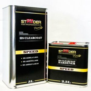 Stonder Speed Clear Coat and Hardener 7.5lt