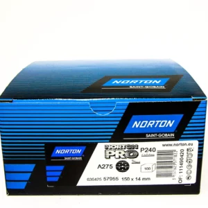 Norton A275 Sanding Discs P240 Box (100) 150mm