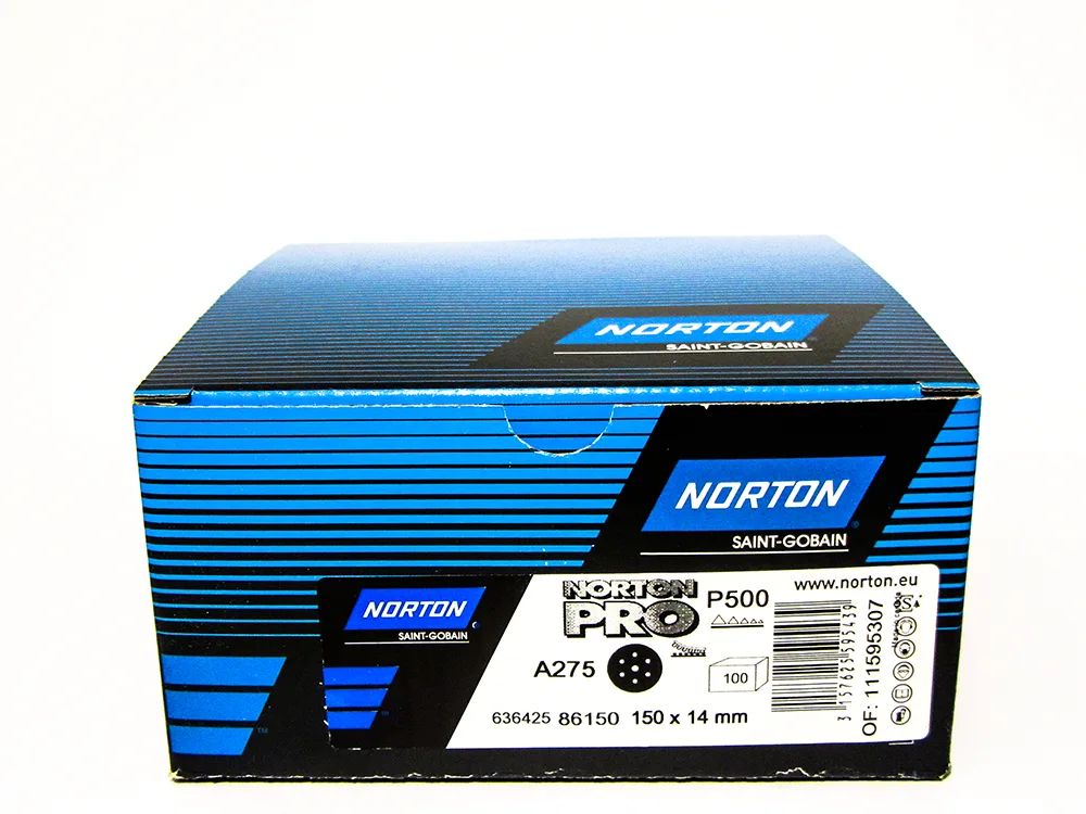 A275P500 Norton A275 Sanding Discs P500 Box (100)