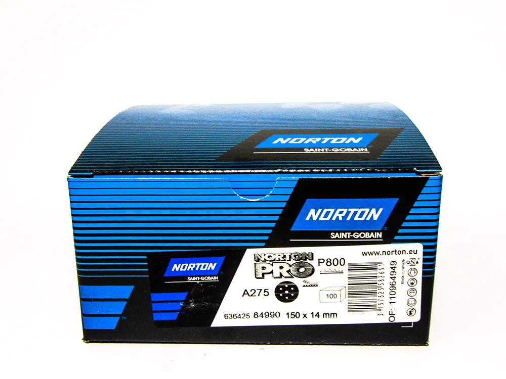 A275P800 Norton A275 Sanding Discs P800 Box (100)